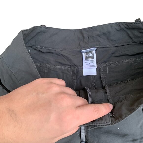 Rare 2009 The North Face Hyvent Cargo Pants Size 8 Gray - Picture 5 of 9